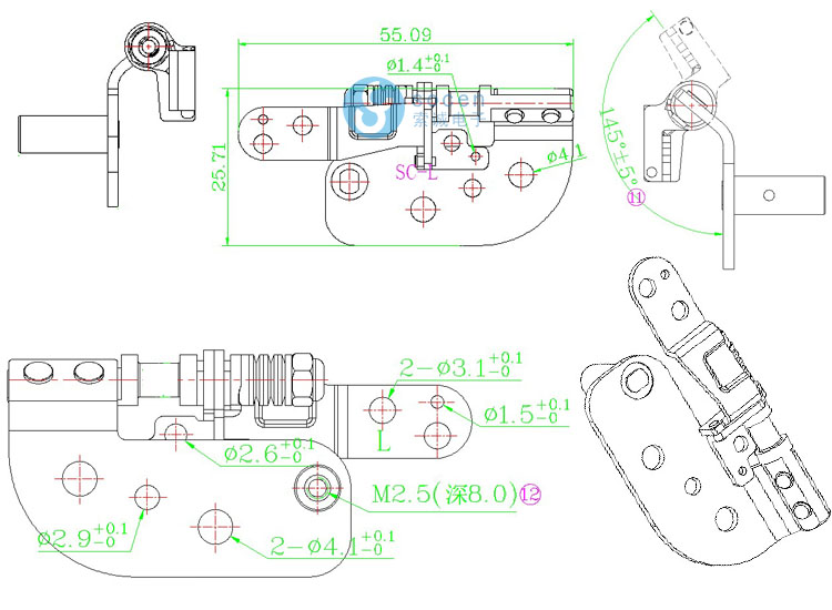 10寸筆記本轉(zhuǎn)軸