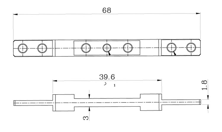 帶阻尼上下翻一字轉(zhuǎn)軸結(jié)構(gòu)圖